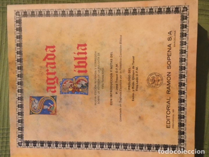 Antig&uuml;edades: Sagrada Biblia de 1971. Como nueva - Foto 7