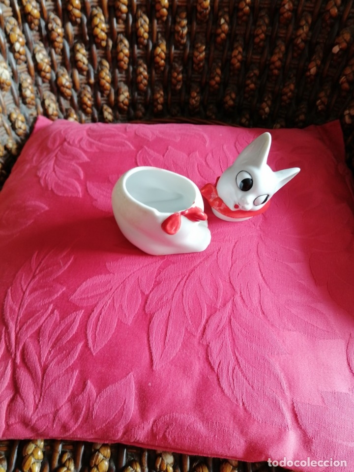 Antig&uuml;edades: CAJITA EN FORMA DE GATO - Foto 3