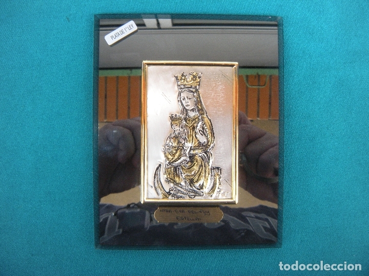 Antig&uuml;edades: RELIEVE EN PLATA NUESTRA SE&Ntilde;ORA DEL PUY, ESTELLA. - Foto 6