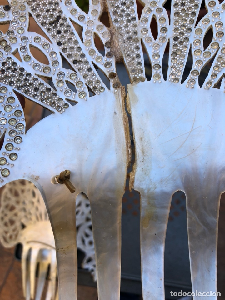 Antig&uuml;edades: Lote de 4 peinetas para restaurar - Foto 13