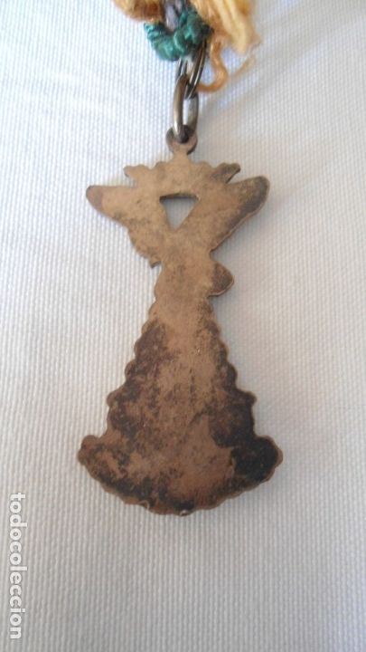 Antig&uuml;edades: ANTIGUA MEDALLA VIRGEN DEL ROCIO - Foto 3