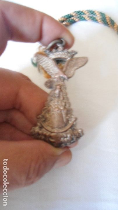Antig&uuml;edades: ANTIGUA MEDALLA VIRGEN DEL ROCIO - Foto 4