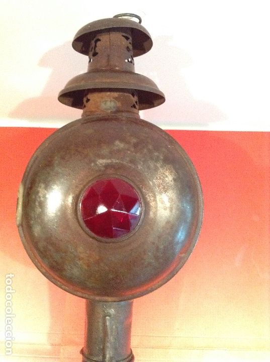 Antig&uuml;edades: ANTIGUO FAROL DE CARRUAJE - Foto 5
