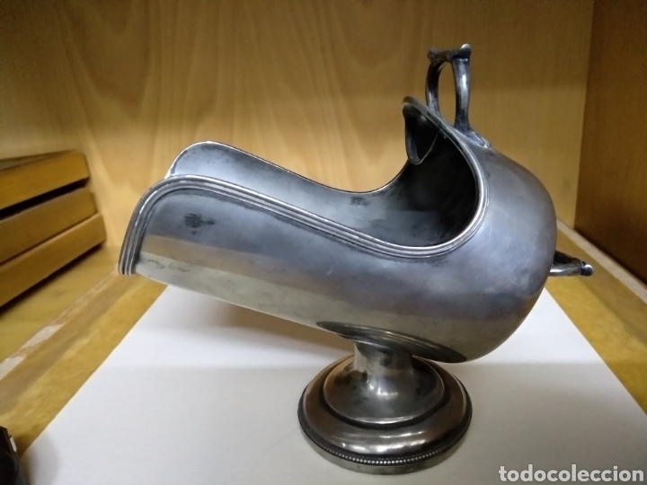 Oggetti Antichi: Pieza antigua de menaje o liturgia, metal EPBM, s.XIX,