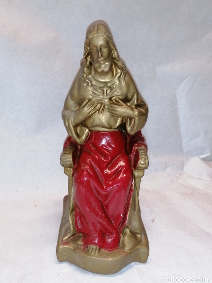 Antig&uuml;edades: Coraz&oacute;n de Jes&uacute;s escayola - Foto 1