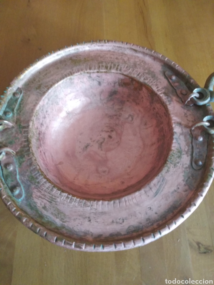 Antig&uuml;edades: Brasero de cobre - Foto 6