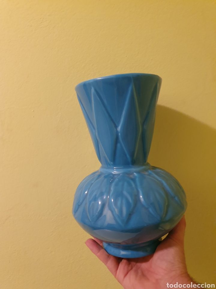 Antig&uuml;edades: MUY BONITO JARRON AZUL - Foto 6