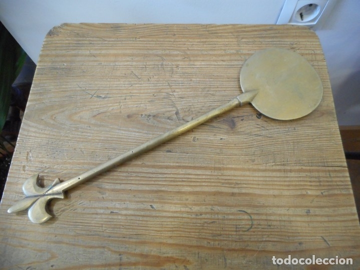 Antig&uuml;edades: Paleta o rasera de bronce - Foto 2