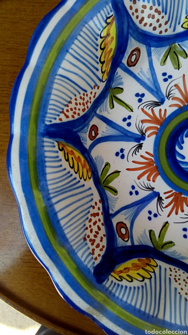 Antig&uuml;edades: PLATO DE CERAMICA RIBESALBES - Foto 4