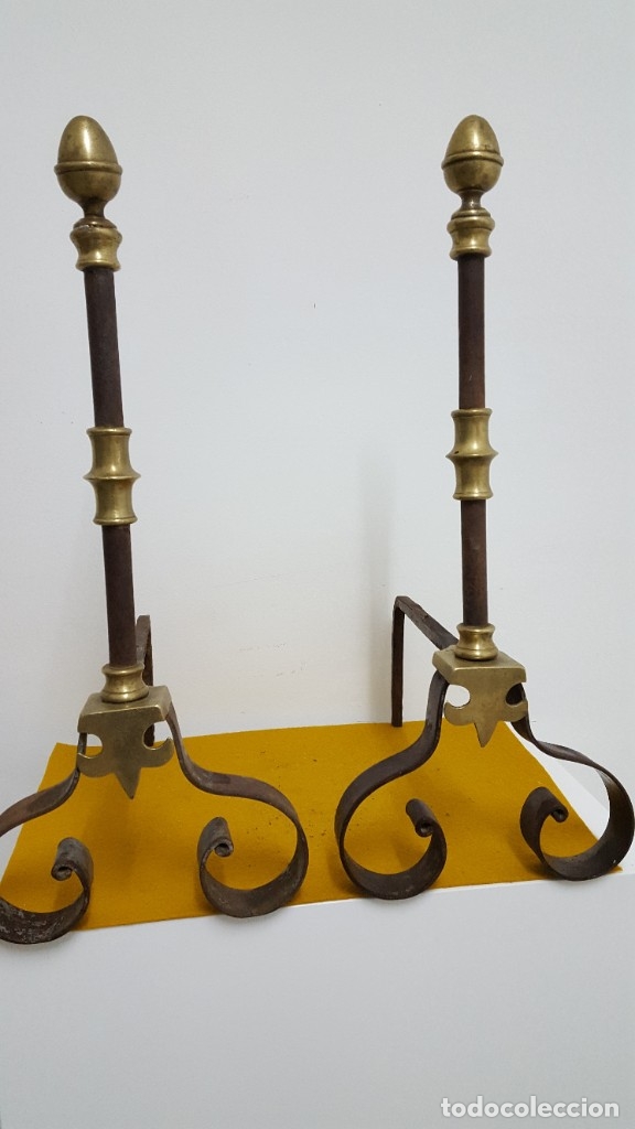 Antig&uuml;edades: Morillos de chimenea. - Foto 3