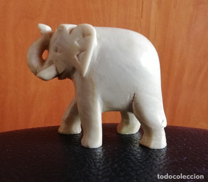 Oggetti Antichi: Elefante Tallado en Mineral