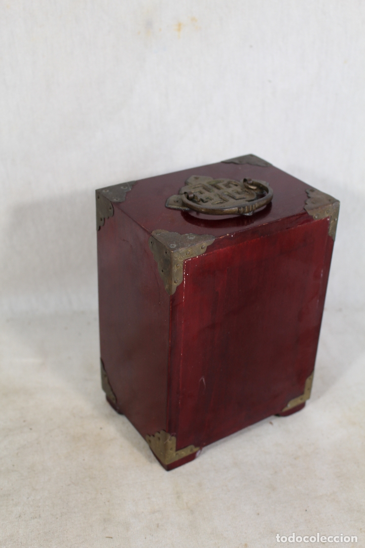 Antig&uuml;edades: caja joyero oriental - Foto 2