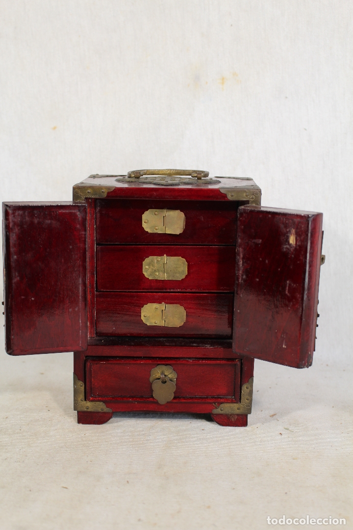 Antig&uuml;edades: caja joyero oriental - Foto 5