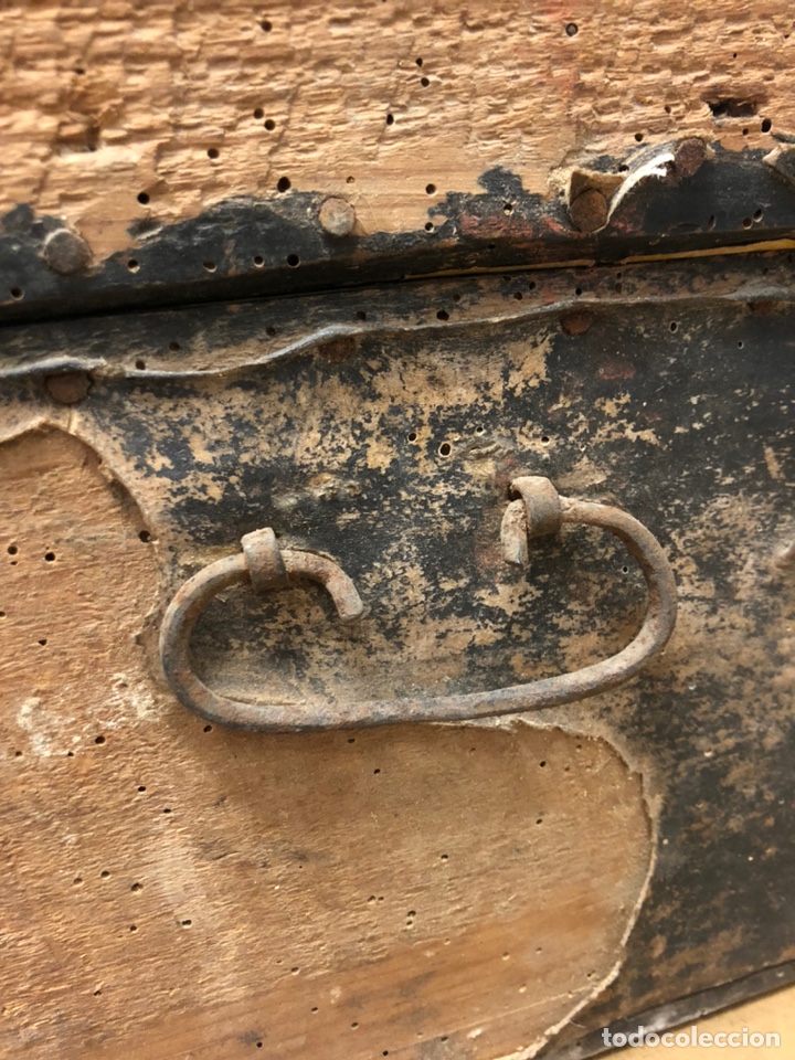 Antig&uuml;edades: Ba&uacute;l de madera antiguo - Foto 3