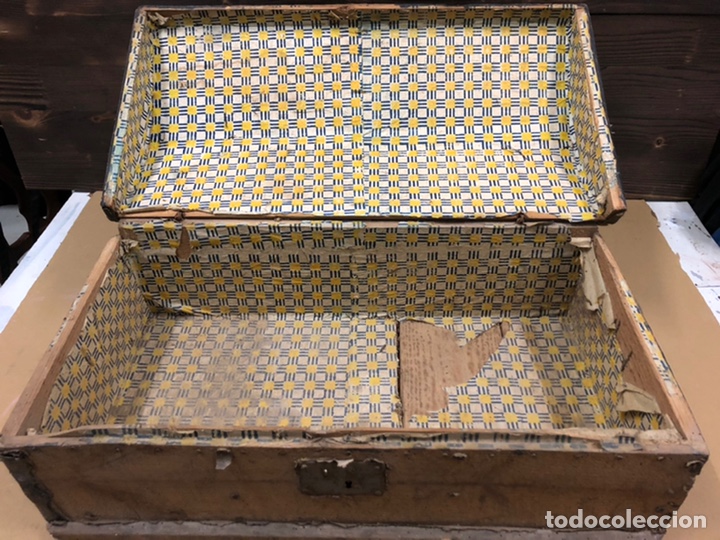 Antig&uuml;edades: Ba&uacute;l de madera antiguo - Foto 6