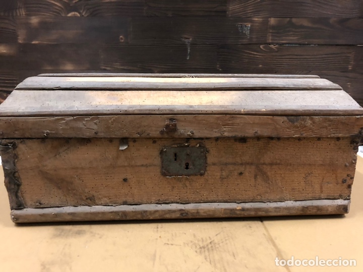 Antig&uuml;edades: Ba&uacute;l de madera antiguo - Foto 1