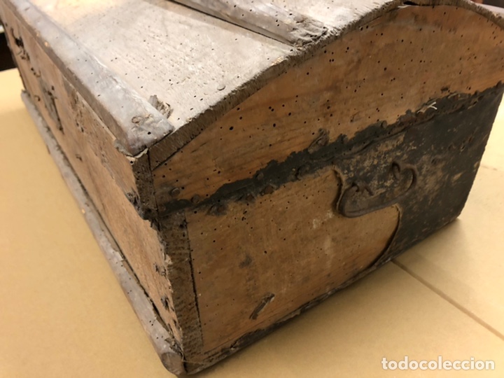 Antig&uuml;edades: Ba&uacute;l de madera antiguo - Foto 7