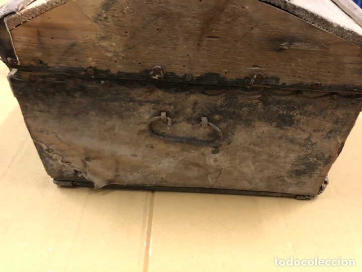 Antig&uuml;edades: Ba&uacute;l de madera antiguo - Foto 9