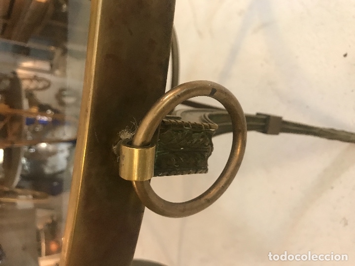 Antig&uuml;edades: MESA DE CENTRO BRONCE Y CRISTAL 1940 - Foto 5
