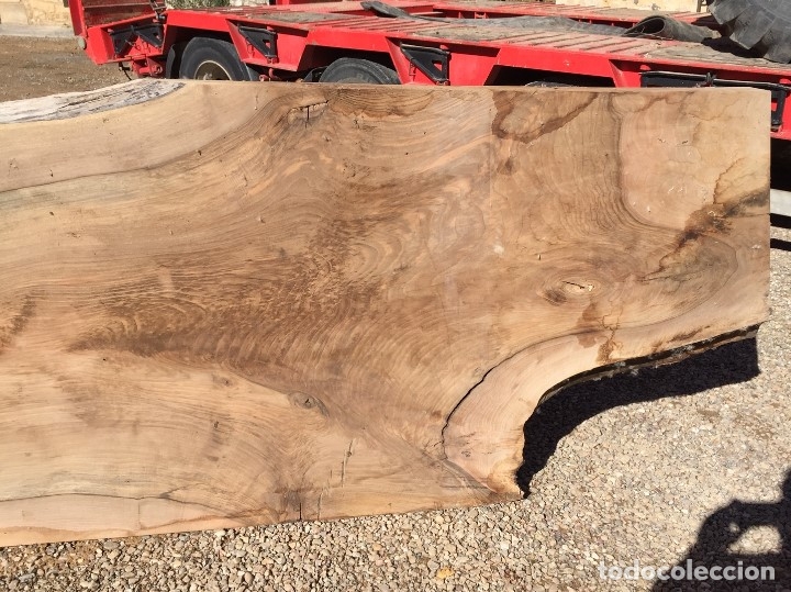 Antig&uuml;edades: Tablero. Madera de nogal. - Foto 3
