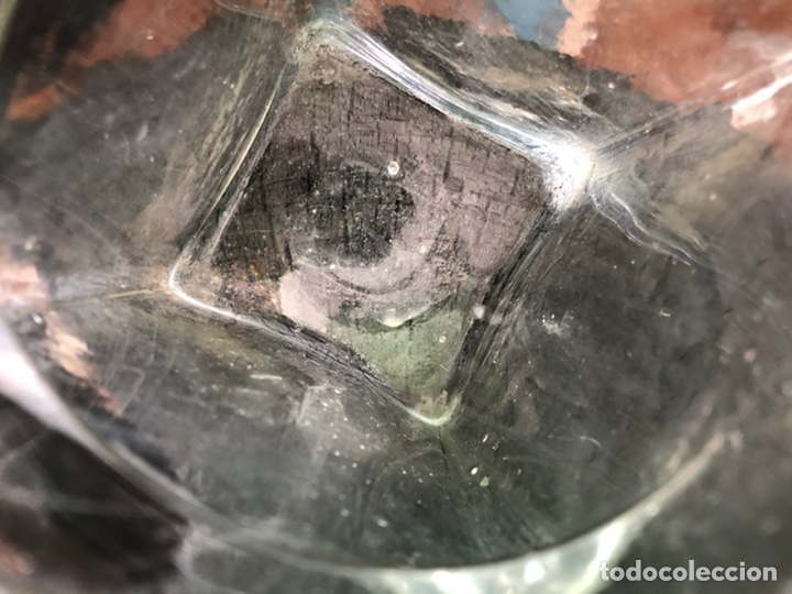 Antig&uuml;edades: Dos botes de cristal vidrio soplado - Foto 5