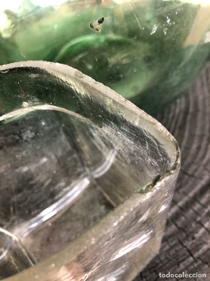 Antig&uuml;edades: Dos botes de cristal vidrio soplado - Foto 6