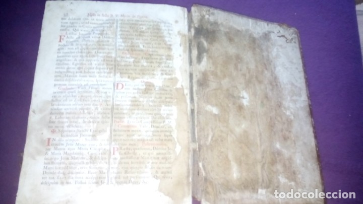 Antig&uuml;edades: Misal Latin a&ntilde;o 1782 - Foto 11