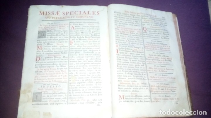 Antig&uuml;edades: Misal Latin a&ntilde;o 1782 - Foto 14