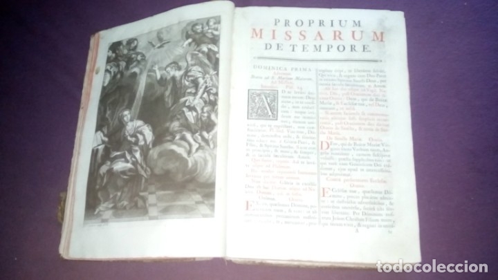 Antig&uuml;edades: Misal Latin a&ntilde;o 1782 - Foto 17