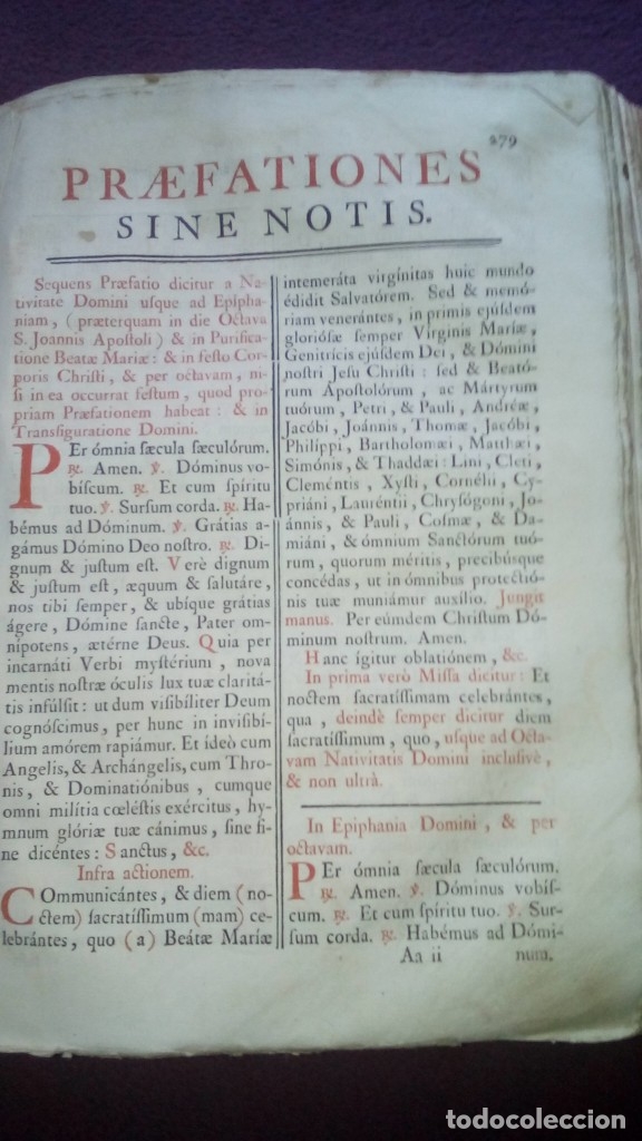 Antig&uuml;edades: Misal Latin a&ntilde;o 1782 - Foto 18