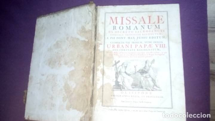 Antig&uuml;edades: Misal Latin a&ntilde;o 1782 - Foto 20