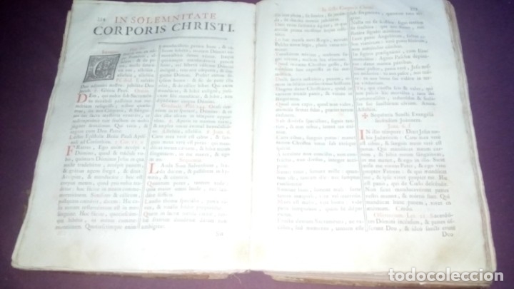 Antig&uuml;edades: Misal Latin a&ntilde;o 1782 - Foto 23