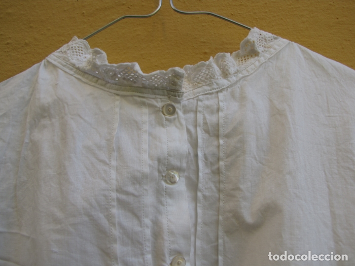 Antig&uuml;edades: Camisa indumentaria. Puntillas - Foto 3