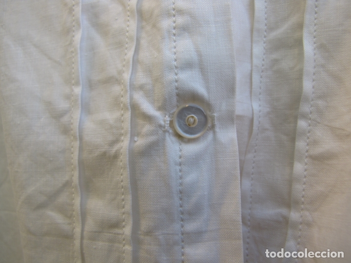 Antig&uuml;edades: Camisa indumentaria. Puntillas - Foto 5