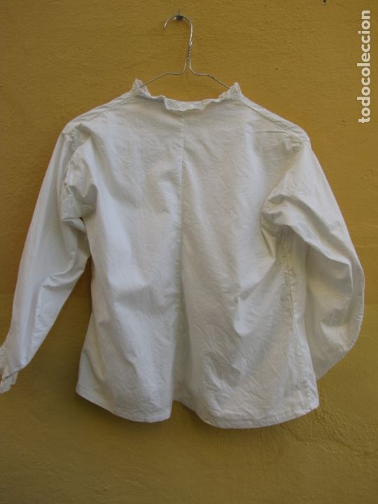 Antig&uuml;edades: Camisa indumentaria. Puntillas - Foto 7