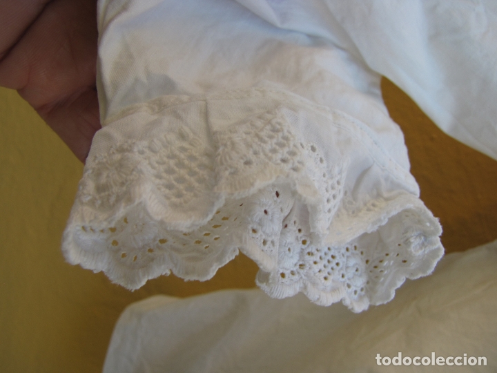Antig&uuml;edades: Camisa indumentaria. Puntillas - Foto 1