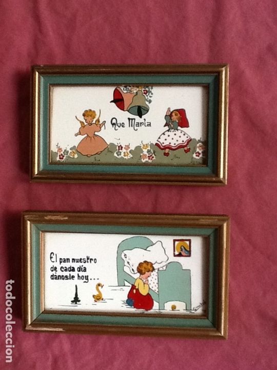 Antig&uuml;edades: Azulejos infantiles - Foto 1