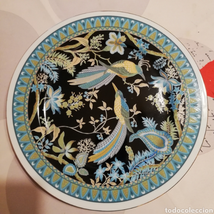 Antiguidades: Plato de porcelana japonesa