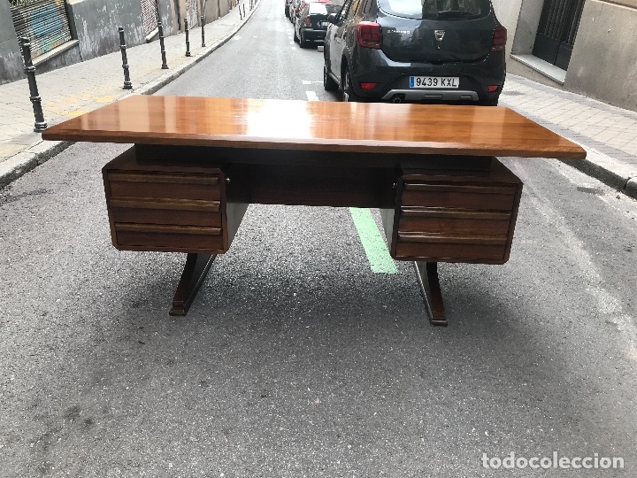 Antig&uuml;edades: MESA DESPACHO 1960 - Foto 4