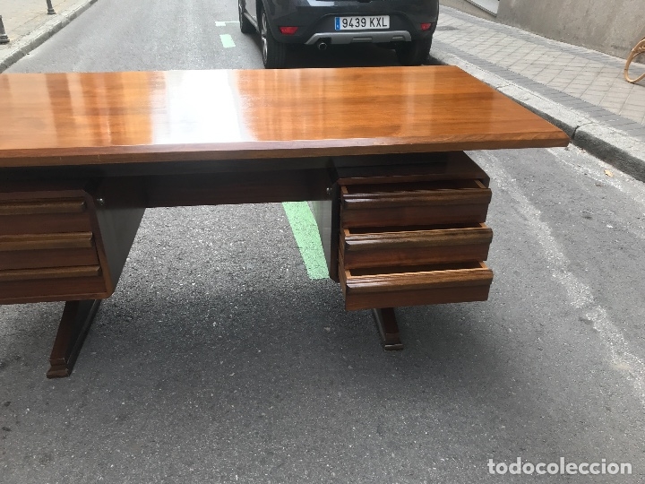 Antig&uuml;edades: MESA DESPACHO 1960 - Foto 7