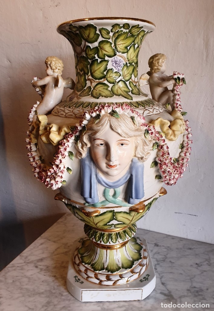 Antig&uuml;edades: GRAN JARRON DE PORCELANA - Foto 1