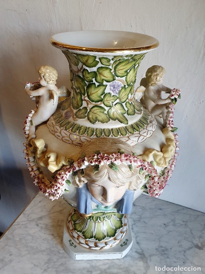 Antig&uuml;edades: GRAN JARRON DE PORCELANA - Foto 2