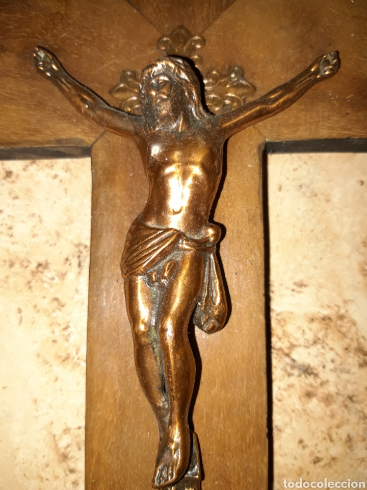 Antig&uuml;edades: Crucifijo antiguo - Foto 2