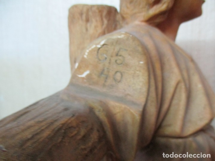 Antig&uuml;edades: ni&ntilde;o Jes&uacute;s en la cruz - Foto 5