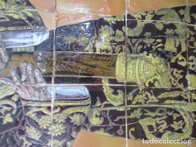 Antig&uuml;edades: retablo ceramico azulejos (Gran Poder) Jose Macias - Foto 3