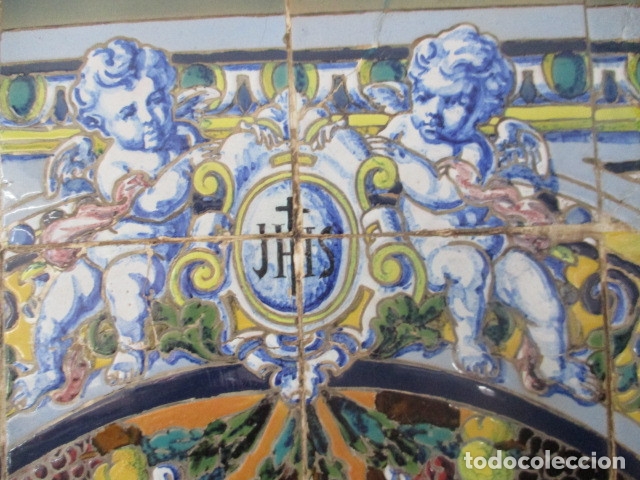 Antig&uuml;edades: retablo ceramico azulejos (Gran Poder) Jose Macias - Foto 4