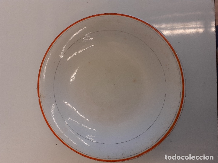 Antig&uuml;edades: Antiguo plato de Opaca China de Santander - Foto 1