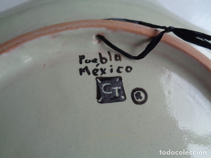 Antig&uuml;edades: PRECIOSO PLATO DECORADO A MANO - Foto 4