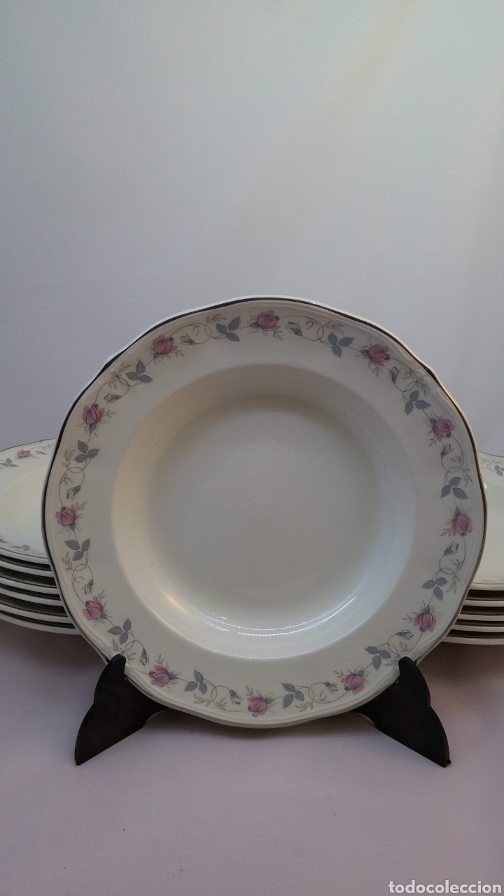 Antig&uuml;edades: Vajilla Chamberlain de San Claudio completa - Foto 29