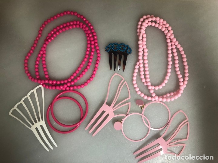 Antig&uuml;edades: LOTE ACCESORIOS COLLAR PEINAS PENDIENTES - Foto 1